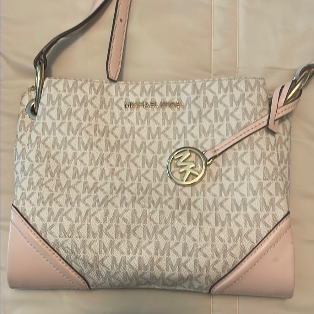 Michael Kors Pink and Cream Women's Bag